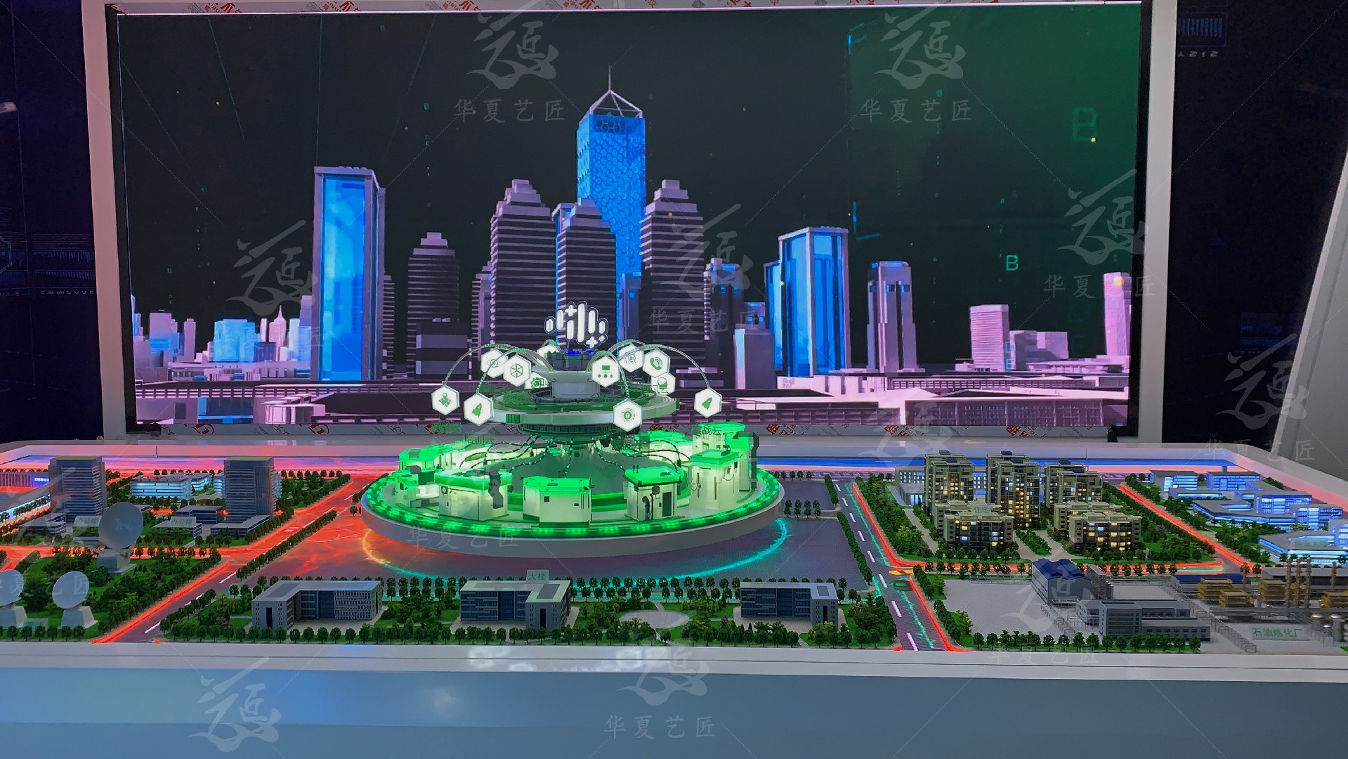 智能机场教学模型   智慧机场实训调度模型   智慧城管沙盘   智慧安防互动模型