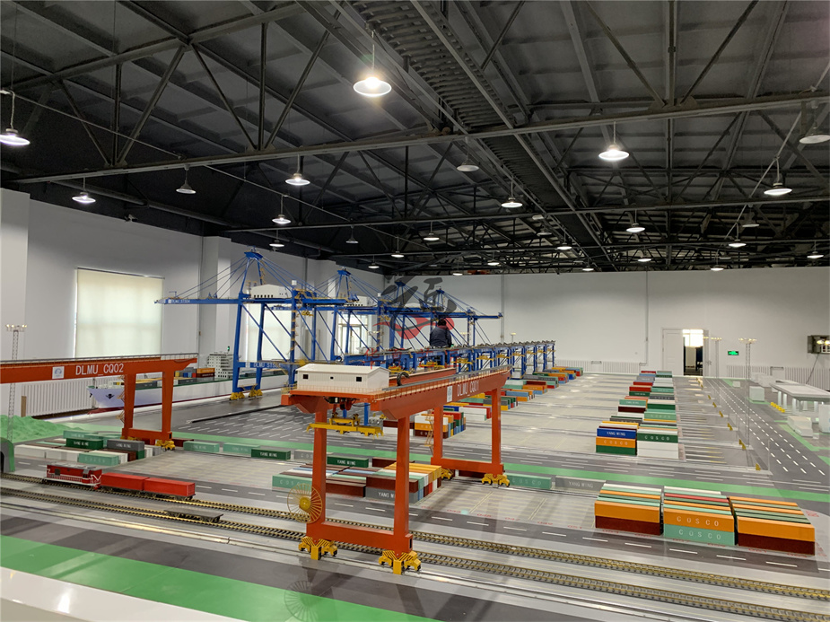 龙门吊起重机金属教学动态模型