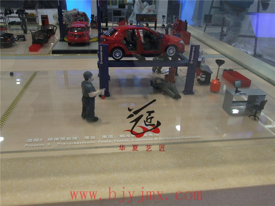 汽车生产线流程动态模型厂家