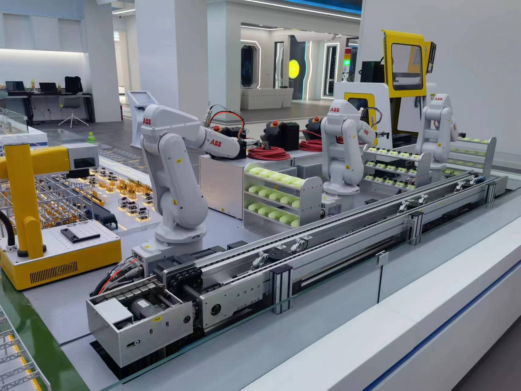 智能制造汽车智能制造仿真模型