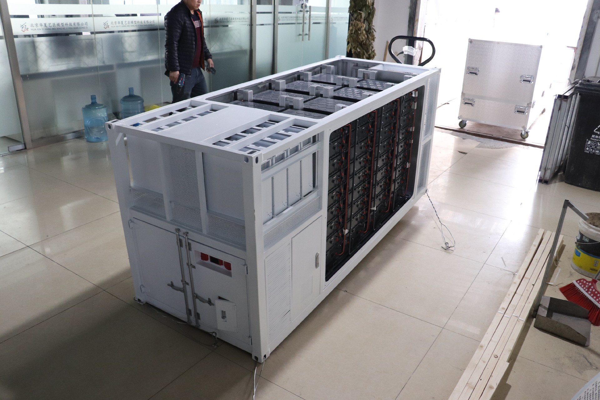 储能柜金属展示模型、储能柜教学展示结构模型